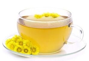 Décoction de Coltsfoot pour le traitement de l'ostéochondrose cervicale